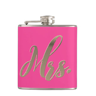 Mr and Mrs Flask Set Hip Wedding Flask Set