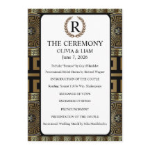 Mr. and Mrs. Formal Classical Grecian Key of Life