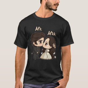 Mr and Mrs Honeymoon Couple T-Shirt