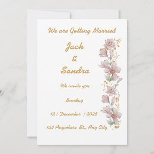 mr and mrs invitation