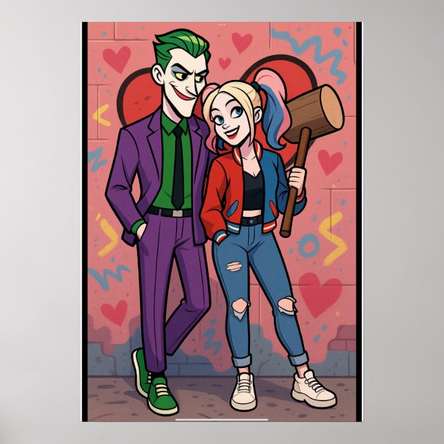 Mr and Mrs Joker Poster (Front)