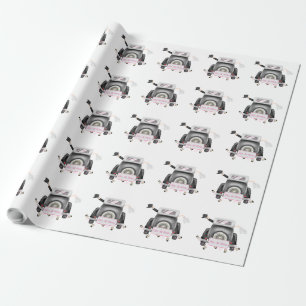 MR. AND MRS JUST MARRIED  Wrapping Paper