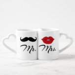 Mr And Mrs Lovers' Mug Set<br><div class="desc">Mr And Mrs Lovers' Mug Set. Make your morning coffee a little more interesting with these Mr. & Mrs. mugs.</div>