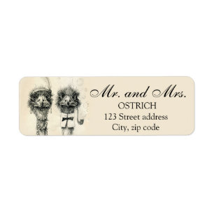 Mr. and Mrs. Ostrich