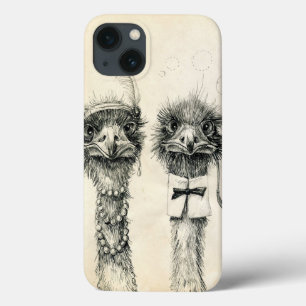 Mr. and Mrs. Ostrich iPhone 13 Case