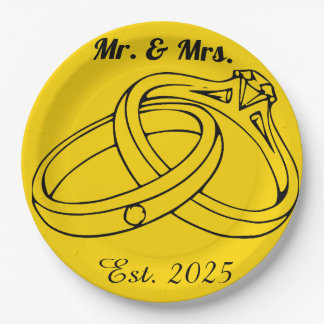 Mr. and Mrs. Paper Plate