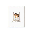 Mr And Mrs Photo Wedding Guest Book Canvas Print