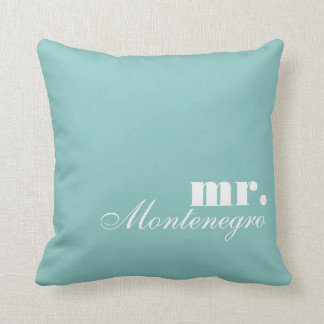 Mr. and Mrs. Reversible Throw Pillows Personalised