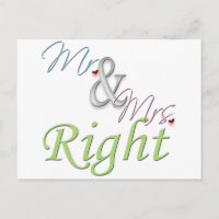 Mr. and Mrs. Right