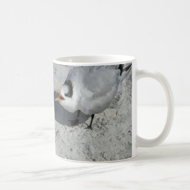 Mr. and Mrs. Royal Tern on the Beach Coffee Mug (Right)