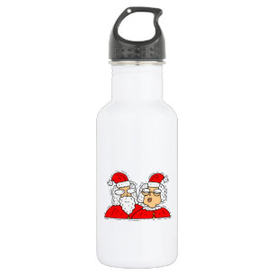 Mr and Mrs Santa Claus 532 Ml Water Bottle