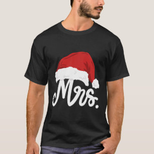 Mr And Mrs Santa Claus Couples Matching Christmas T-Shirt