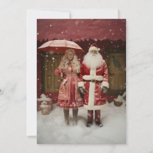 Mr and Mrs Santa Claus Invitation