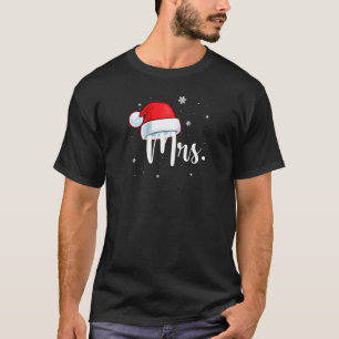 Mr And Mrs Santa Claus Pyjamas Matching Couples Ch T-Shirt