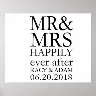 Mr and Mrs Sign