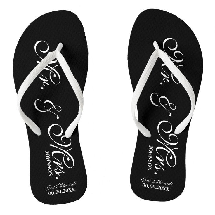 mr and mrs flip flops