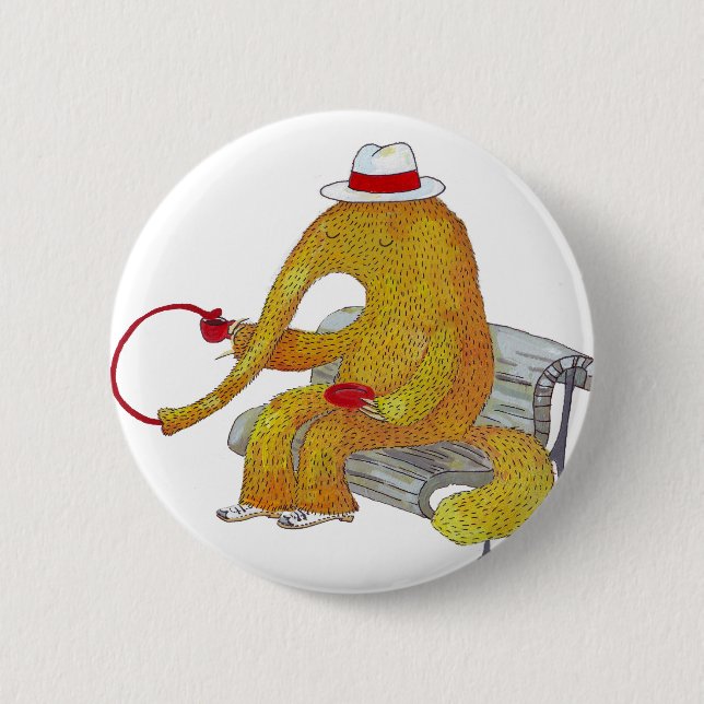 Mr. Anteater button (Front)