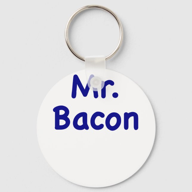 Mr. Bacon Key Ring (Front)