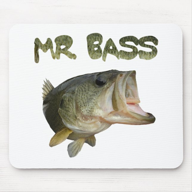 Mr Bass Mouse Mat (Front)
