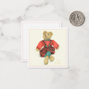 MR. BEAR 2.5" Square Flat Card