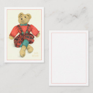 MR. BEAR 3.5x2.5 Flat Card