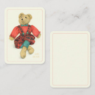 MR. BEAR 3.5x2.5 Flat Card II