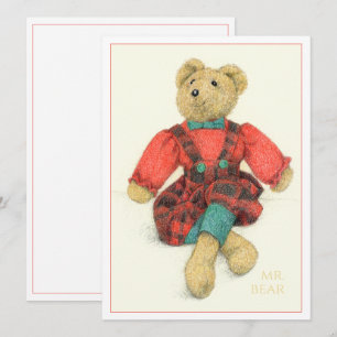 MR. BEAR 5.5x7.5 Flat Card