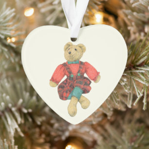 MR. BEAR Acrylic Heart Ornament