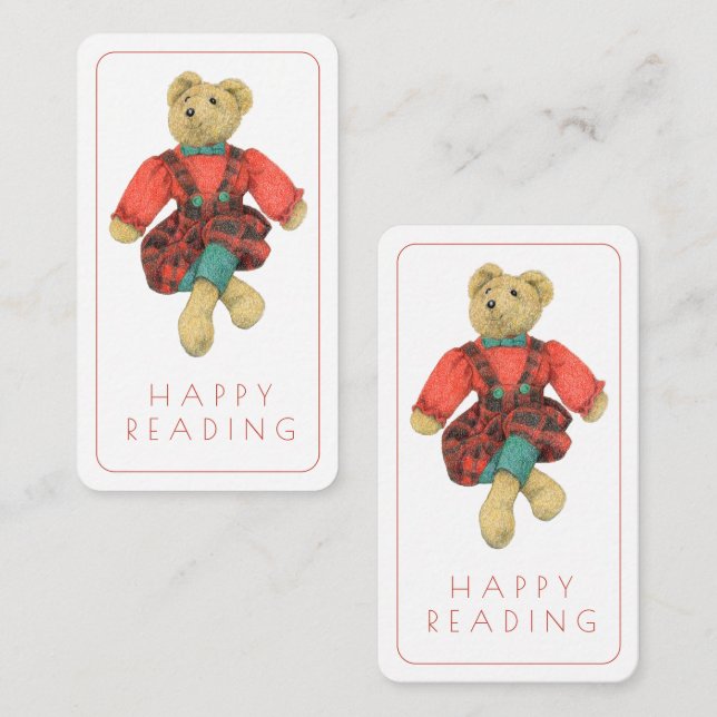 MR. BEAR Bookmark - 3.5x2 Card  (Front/Back)