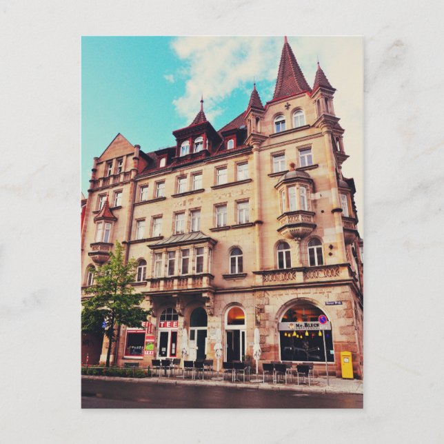 Mr. Bleck - Friedrich-Ebert-Platz, Nuremberg Postcard (Front)
