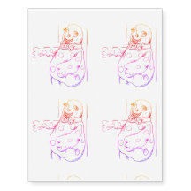 Mr Blobby tattoo