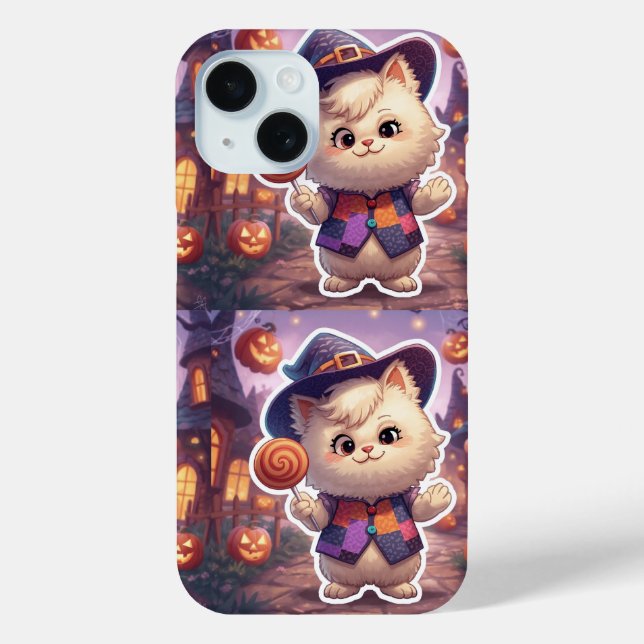 Mr. Bluffy – Halloween’s Gentle Bluffmaster Case-Mate iPhone Case (Back)