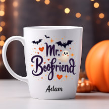 Mr Boofriend Custom Name Halloween Mug