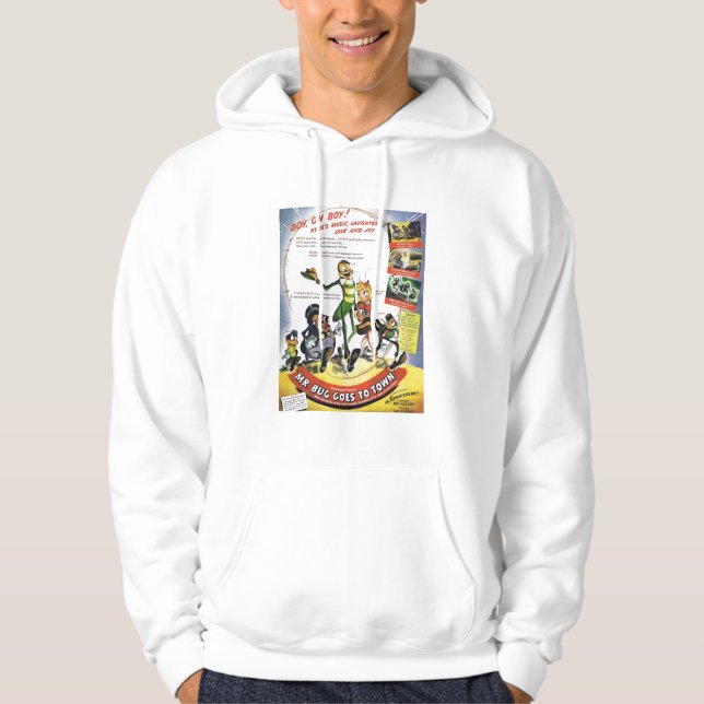Mr. Bug Goes To Town Movie AD 1942 Hoodie (Front)