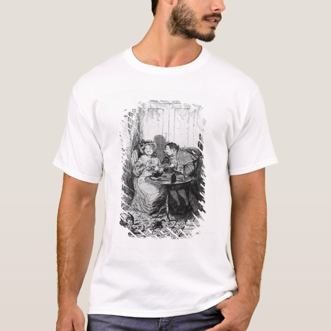 Mr Bumble and Mrs Corney taking tea T-Shirt (Front)