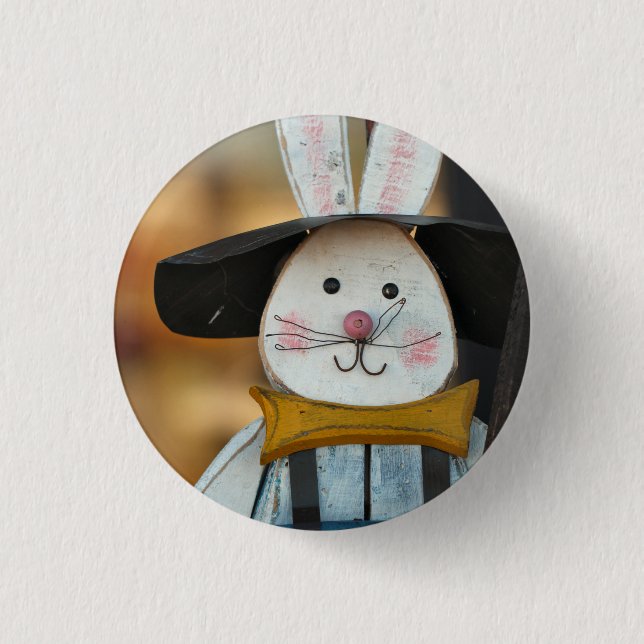 Mr. Bunny 3 Cm Round Badge (Front)