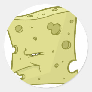Mr. Cheese Classic Round Sticker