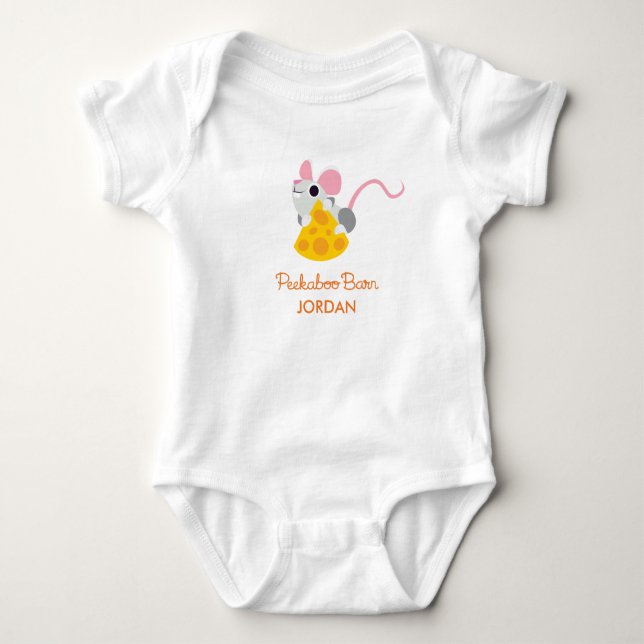 Mr. Cheeseman the Mouse Baby Bodysuit (Front)