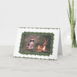 Mr Chin Christmas_sleigh Holiday Card