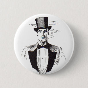 Mr. Classy, sharp dressed man 6 Cm Round Badge