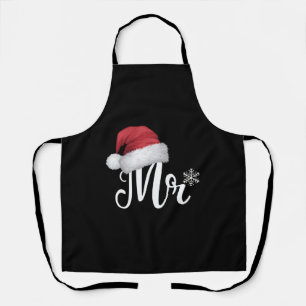 Mr Claus Couples Matching Christmas Pyjamas Santa Apron