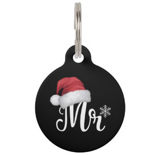 Mr Claus Couples Matching Christmas Pyjamas Santa Pet Tag
