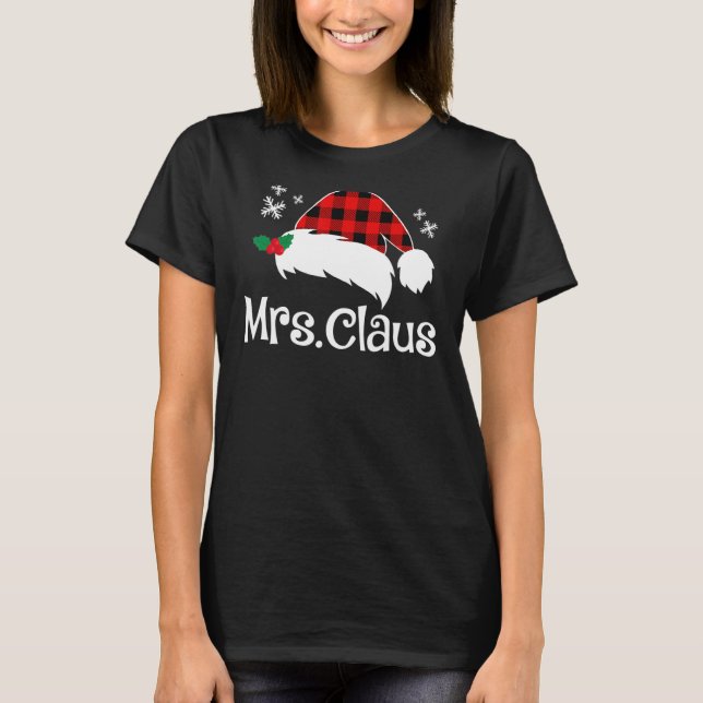 Mr Claus & Mrs Claus  Christmas Matching Couple Xm T-Shirt (Front)