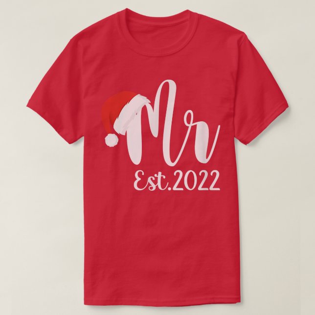 Mr Claus & Mrs Claus Est T-Shirt (Design Front)
