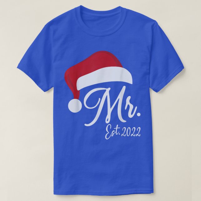 Mr. Claus & Mrs Claus Est T-Shirt (Design Front)