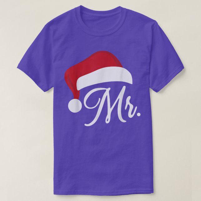 Mr. Claus & Mrs Claus Est T-Shirt (Design Front)