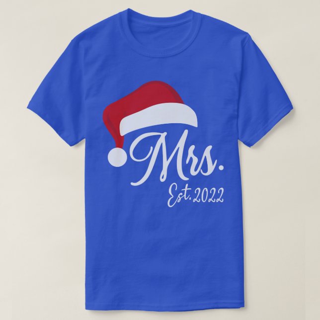 Mr Claus & Mrs Claus Est  T-Shirt (Design Front)