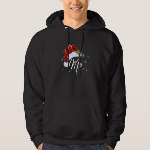 Mr Claus & Mrs Santa Hat Christmas Matching Couple Hoodie
