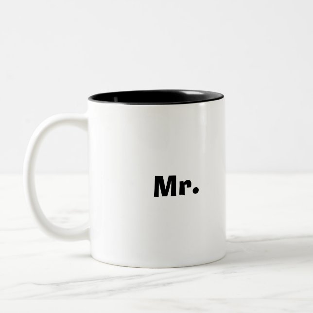 Mr. Coffee Two-Tone Coffee Mug (Left)