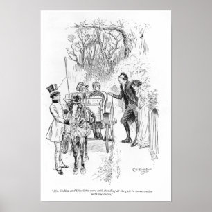 Mr. Collins and Charlotte were both standing Poster